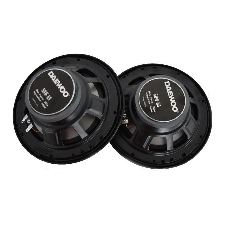 Bocinas Para Auto Daewoo 6.5  4 Vias Sdw65 Reacondicionado Negro
