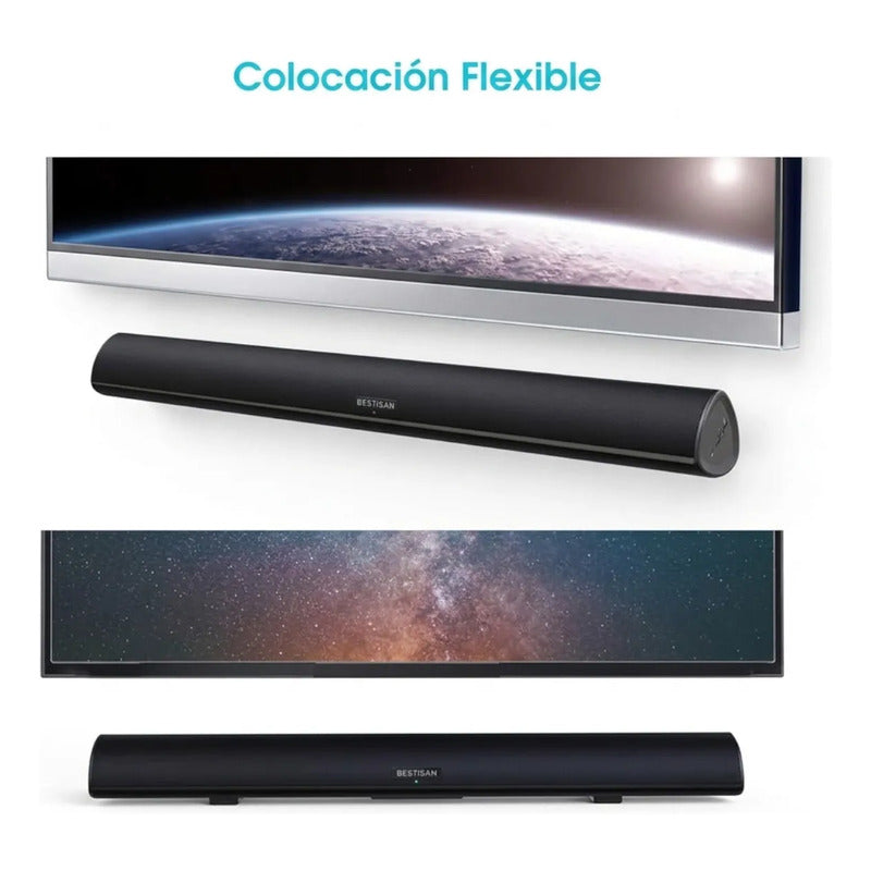 Barra De Sonido Bestisan S9920 100 Vatios Y 40 Pulgadas Negro 50 Hz 20 Khz