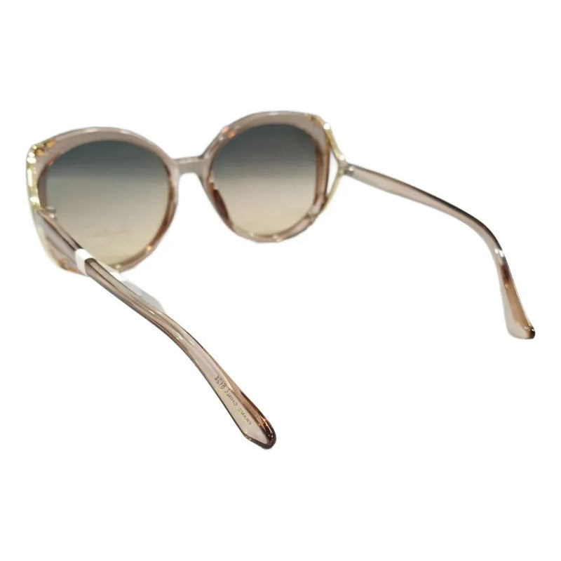 Gafas De Sol Sean John Sjs2032 Para Dama- Sin Estuche Océano Transparente Gris Oscuro