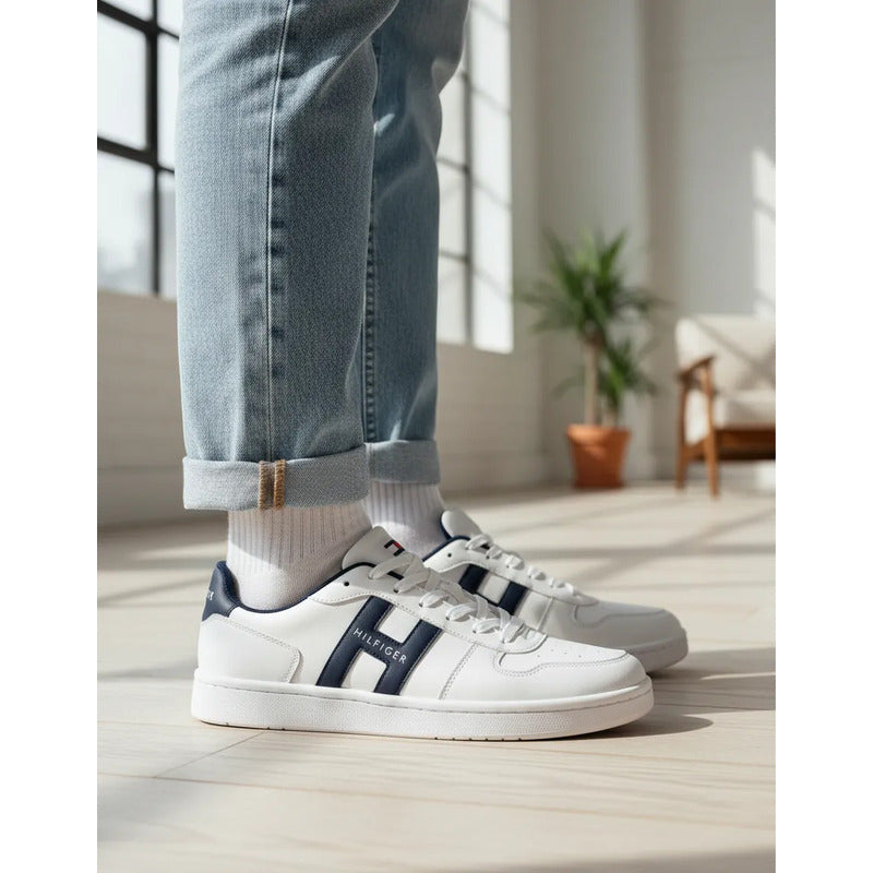 Tenis Tommy Hilfiger Leman White Blanco Lisa 8.5 Us