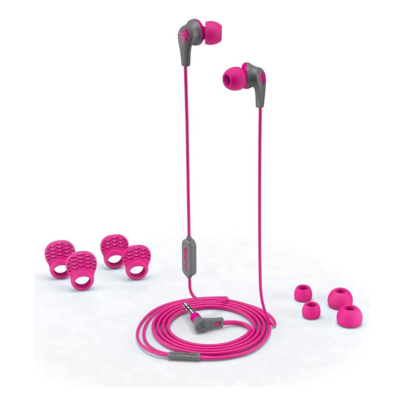 Audífonos Jbuds Pro Con Microfono Marca: Jlab Color Rosa