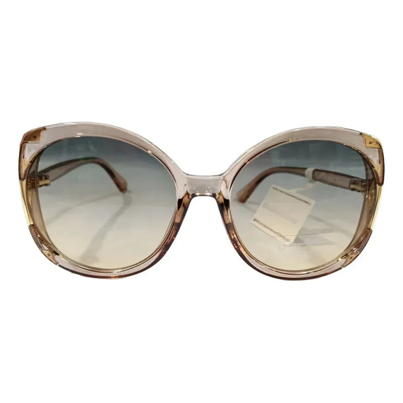 Gafas De Sol Sean John Sjs2032 Para Dama- Sin Estuche Océano Transparente Gris Oscuro