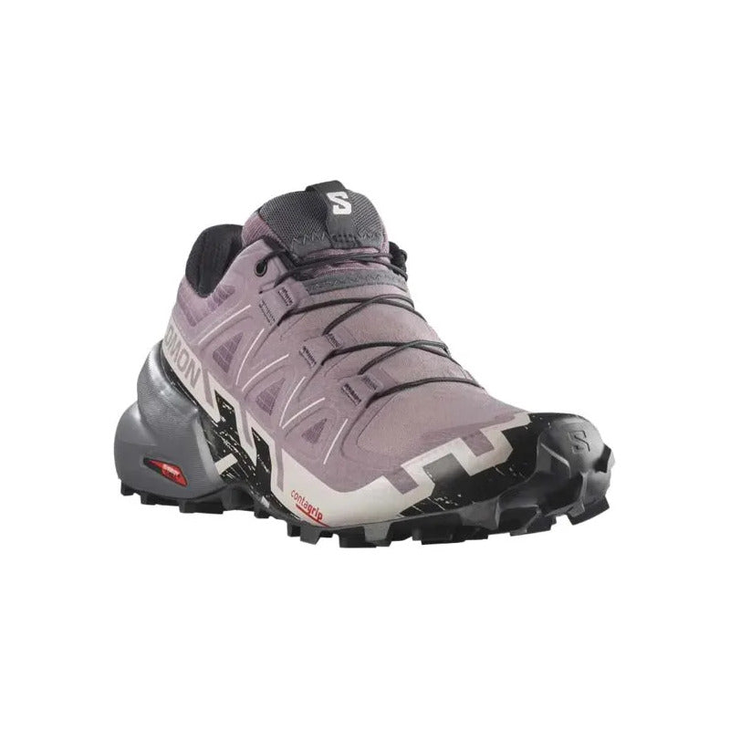 Tenis Salomon Speedcross 6 Para Mujer Moonscape/black/ashes Of Roses 6.5 Mx