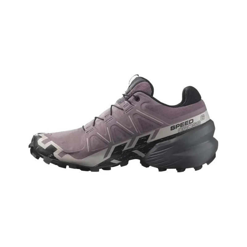 Tenis Salomon Speedcross 6 Para Mujer Moonscape/black/ashes Of Roses 6.5 Mx