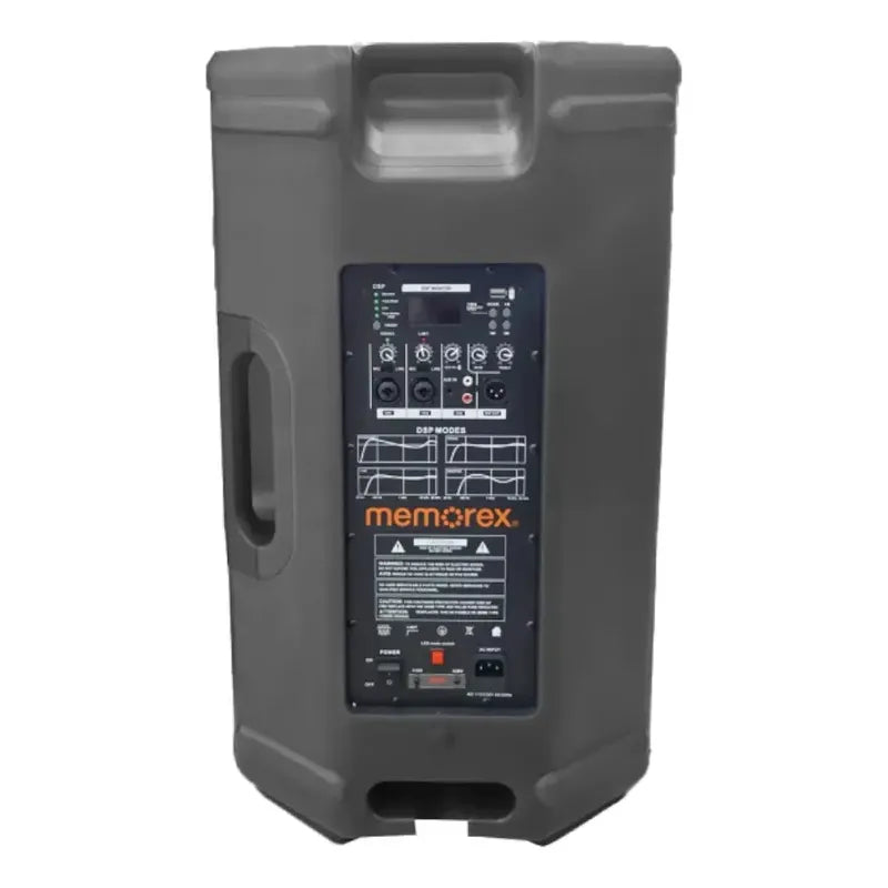 Bocina Bluetooth Memorex Mx-ps1500 Potente Y Compacta Negro