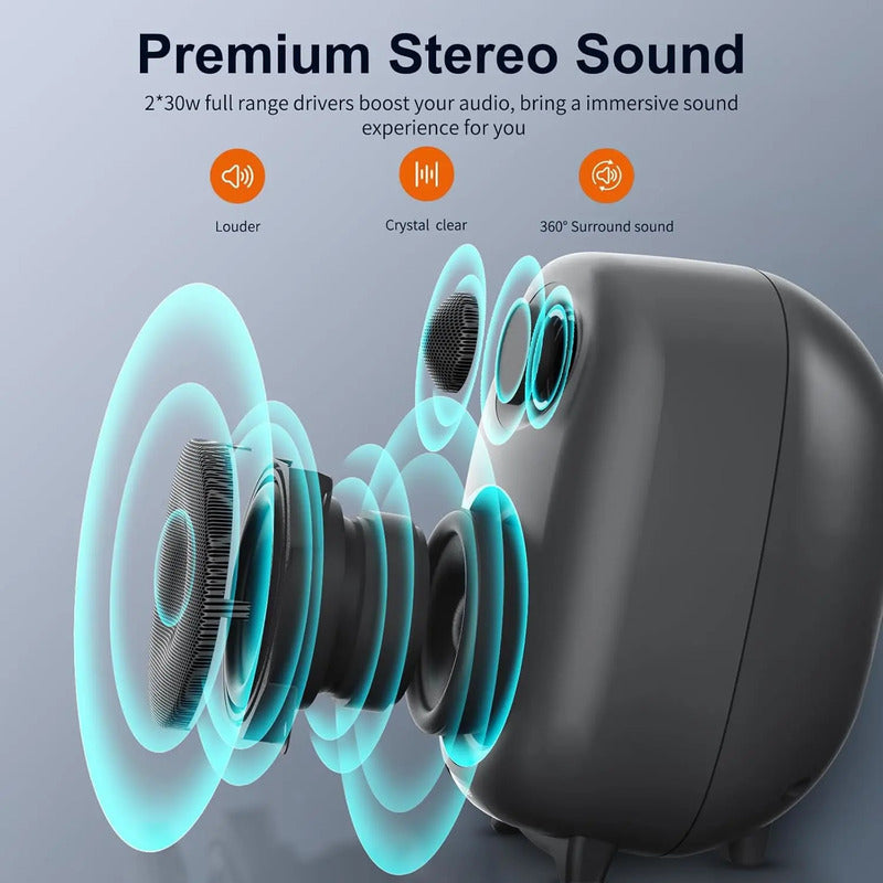Bocina Bestisan Sr06 Portátil Con Sonido Potente Negro