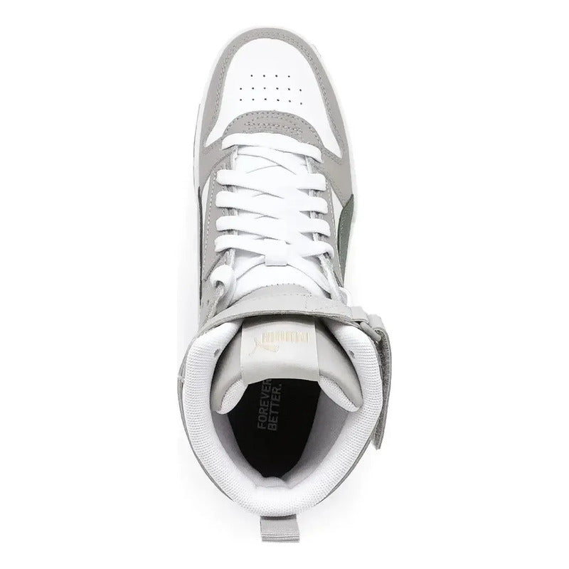 Tenis Puma Rbd Game Bota 385839 Blanco Con Verde Lisa 29 Mx