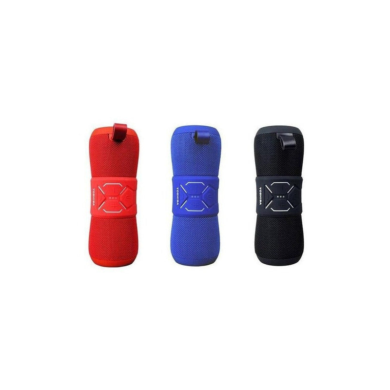 Parlante Portátil Bluetooth Toshiba Wsp200 Sumergible Color Rojo