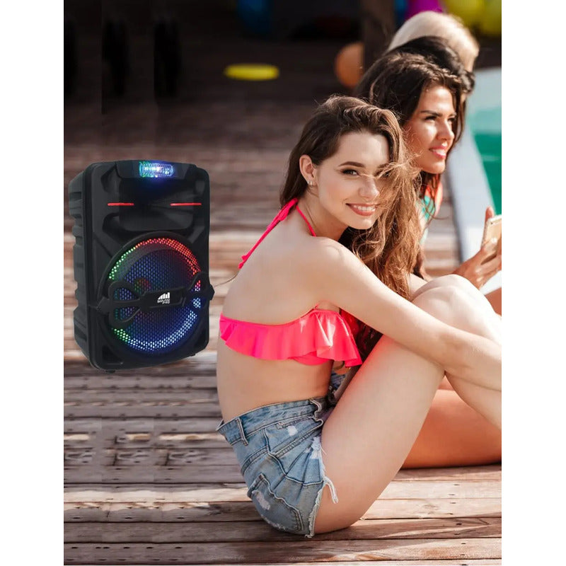 Bocina Bluetooth, Radio Fm, Usb, Sd 12  Naxa  Nds-1238 Negro
