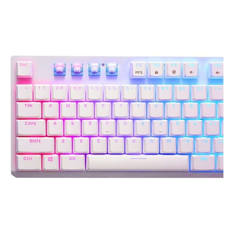 Teclado Mecánico Blanco Para Juegos Ts-g11sfl W (rd)