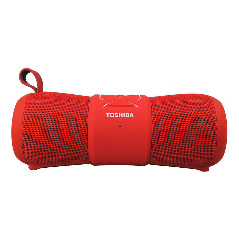 Parlante Portátil Bluetooth Toshiba Wsp200 Sumergible Color Rojo