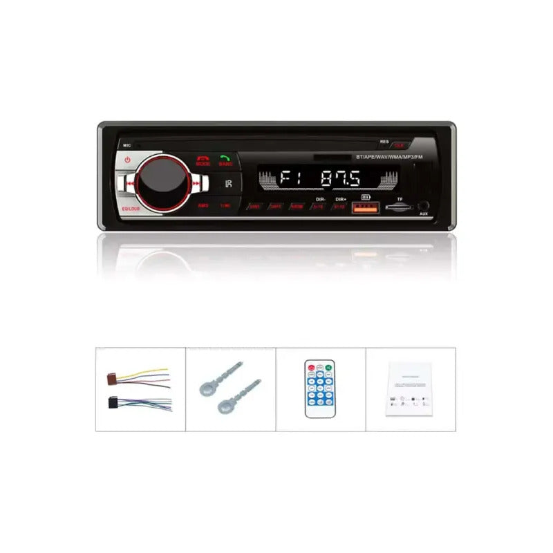 Autoestéreo Bluetooth Reako Rk-520d Con Usb, Tarjeta Sd