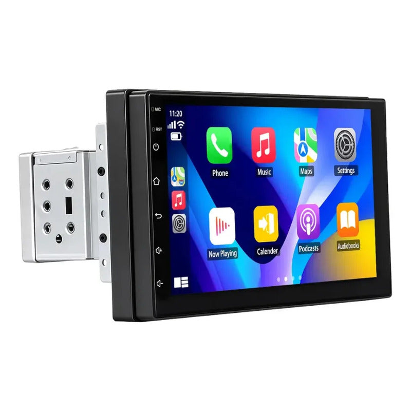 Autoestereo 1din Pantalla 7 Pulgadas Carplay Bluetooth Knup Negro