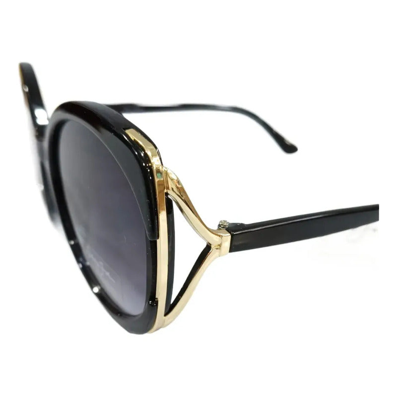Gafas De Sol Sean John Sjs2032 Para Dama- Sin Estuche Océano Negro Gris Oscuro