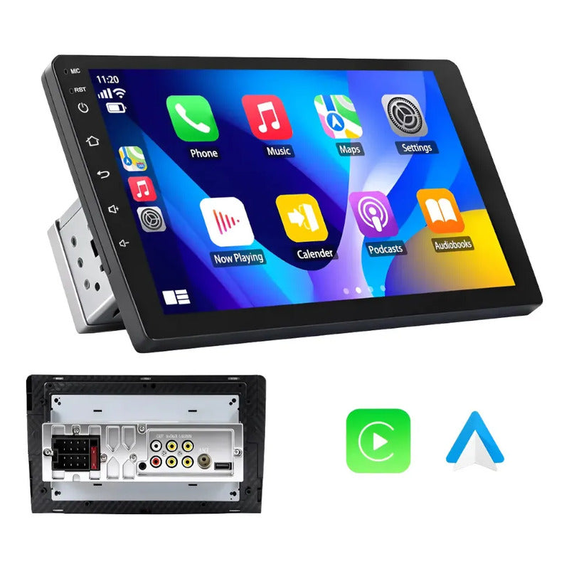 Autoestereo 1din Pantalla 9 Pulgadas Carplay Bluetooth Knup Negro