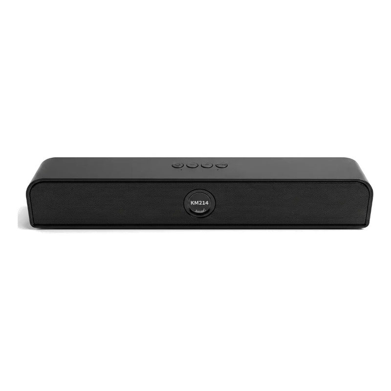 Barra De Sonido Inalámbrica Km214 Home Theater Negro Negro