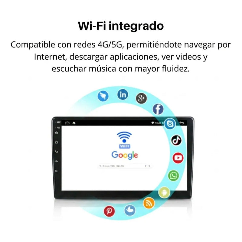 Pantalla Para Moto Knup Carplay/android Auto 5 Pulgadas Negro