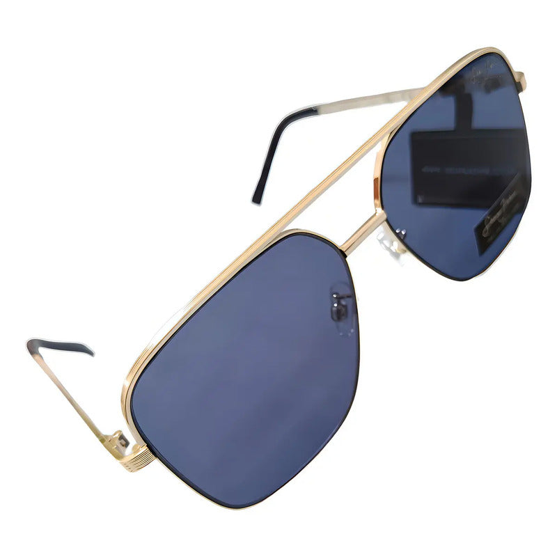 Gafas De Sol Sean John Polarizadas Protección Uv Metal Azul Dorado Océano Dorado/azul