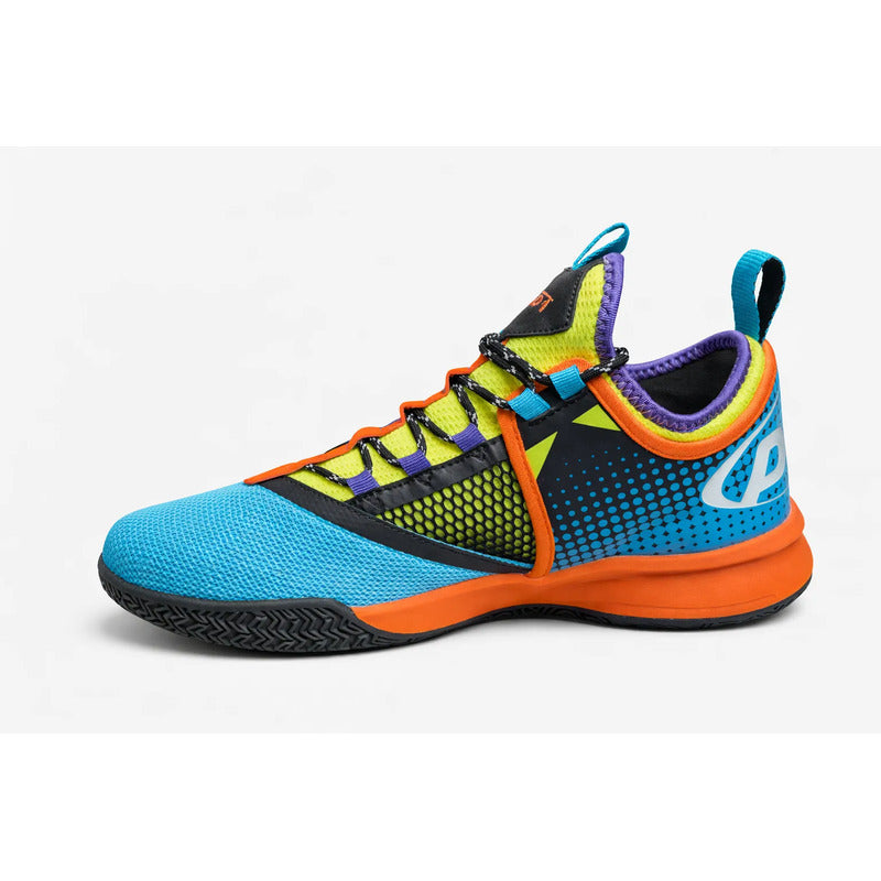 Tenis And1 Charge Tpr Azul Con Naranja Azul Con Naranja Lisa 9.5 Us