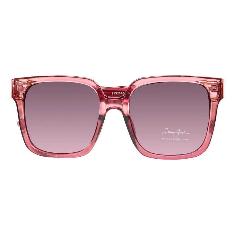 Lentes De Sol Sean John Sjs2010 Unisex Sin Estuche Océano Coral Coral Claro