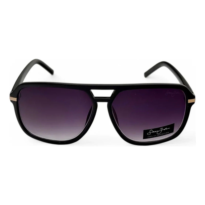 Lentes De Sol Sean John Mod Sjs1003 Sin Estuche Océano Negro Azul Oscuro