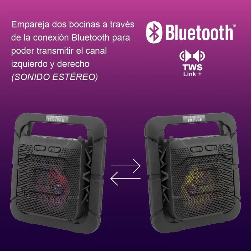 Mini Bocina Portatil Bluetooth Steelpro