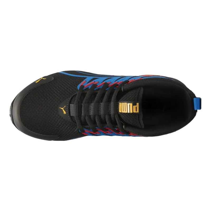 Tenis Deportivos Puma Voltaic Evo Negro Con Azul Lisa 40 Eu