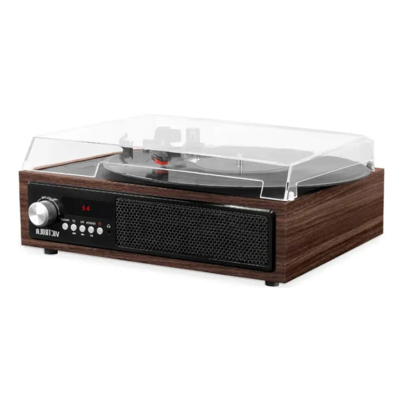 Tocadiscos Bluetooth Victrola Vta-67esp 3 En 1 Marrón