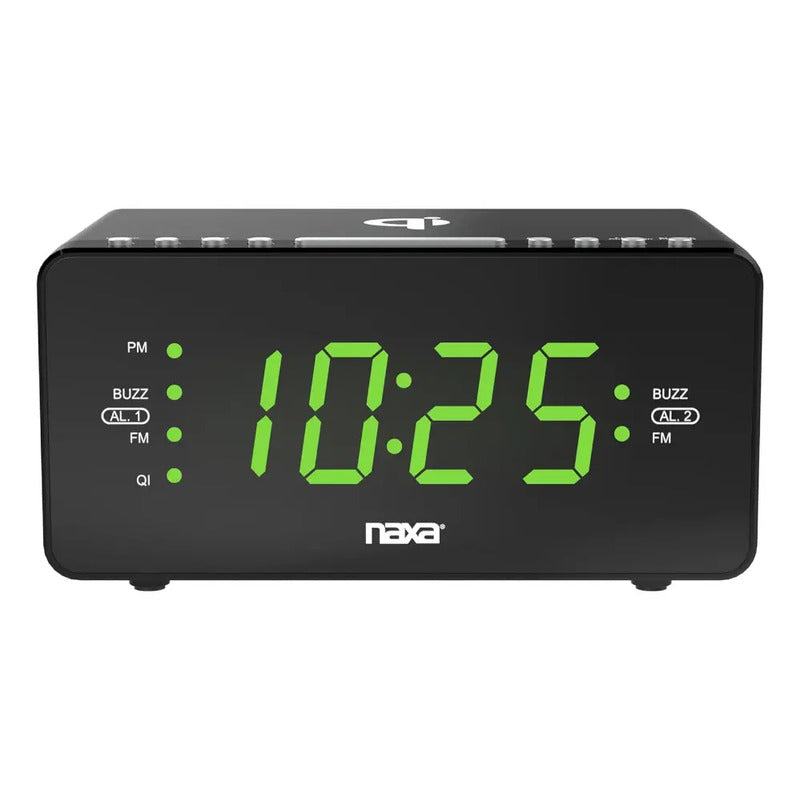 Reloj Despertador Pantalla Led Naxa Electronics Nrc-175 Negro