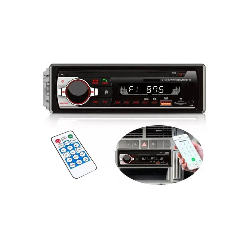 Autoestéreo Bluetooth Reako Rk-520d Con Usb, Tarjeta Sd