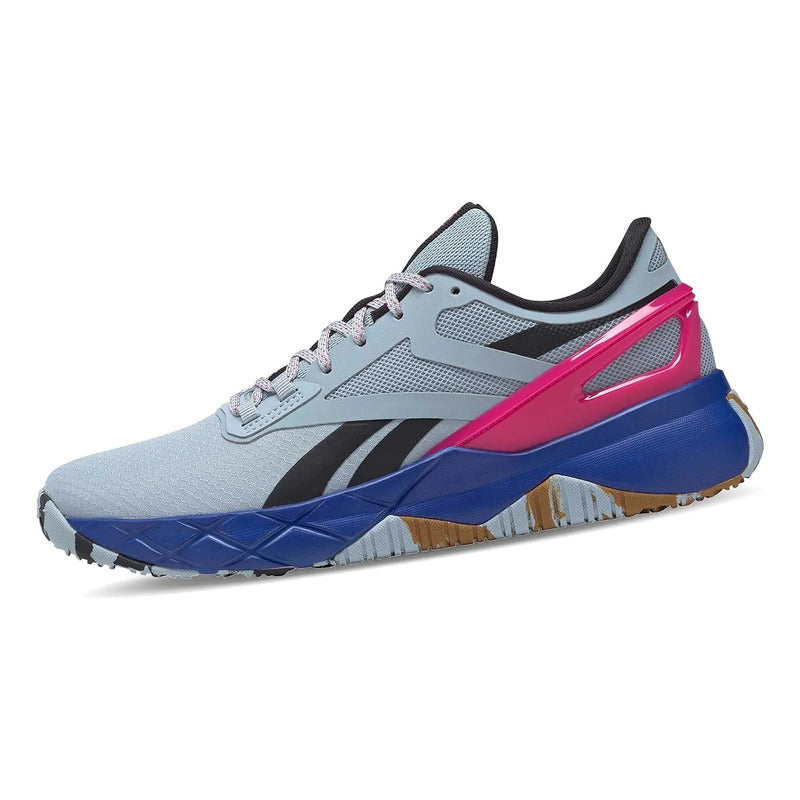 Tenis Reebok Nanoflex Tr Multi Colortraining Azul Con Rosa Lisa 26 Mx